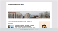 Desktop Screenshot of prawomieszkaniowe.com